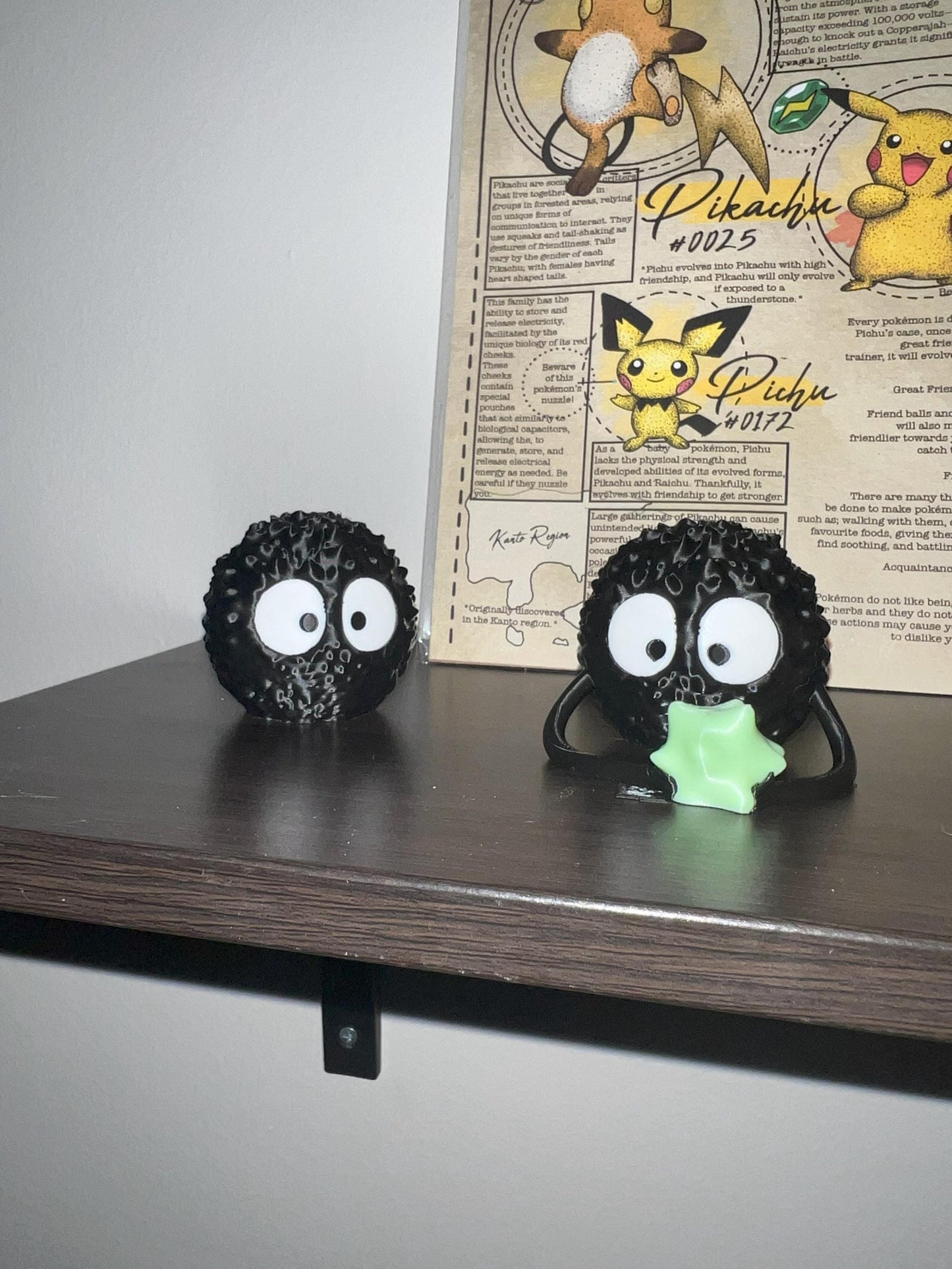 Susuwatari Soot Chibi Figures | 3D Printed Unofficial Fan Art | Cute | Anime