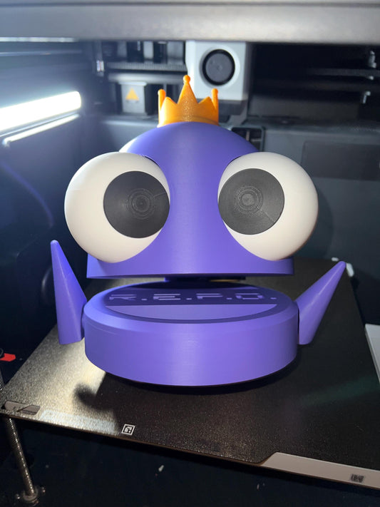 BIG REPO Semibot with STORAGE and Crown | Moveable Arms & Eyes | Custom Colors Available | Cute Gamer Gift | 3D Printed Unofficial Fan Art