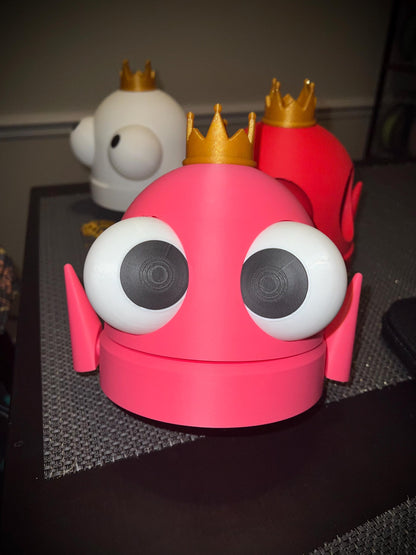 BIG REPO Semibot with STORAGE and Crown | Moveable Arms & Eyes | Custom Colors Available | Cute Gamer Gift | 3D Printed Unofficial Fan Art