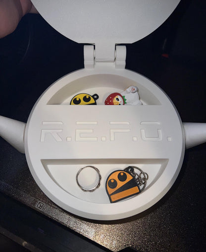 BIG REPO Semibot with STORAGE and Crown | Moveable Arms & Eyes | Custom Colors Available | Cute Gamer Gift | 3D Printed Unofficial Fan Art