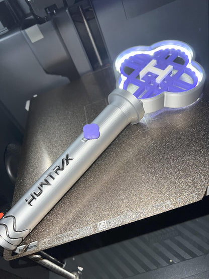 Huntrix LED Light Stick Prop – 3D Printed Fan Art | K-Pop | Cosplay Piece | Demon Hunter Band