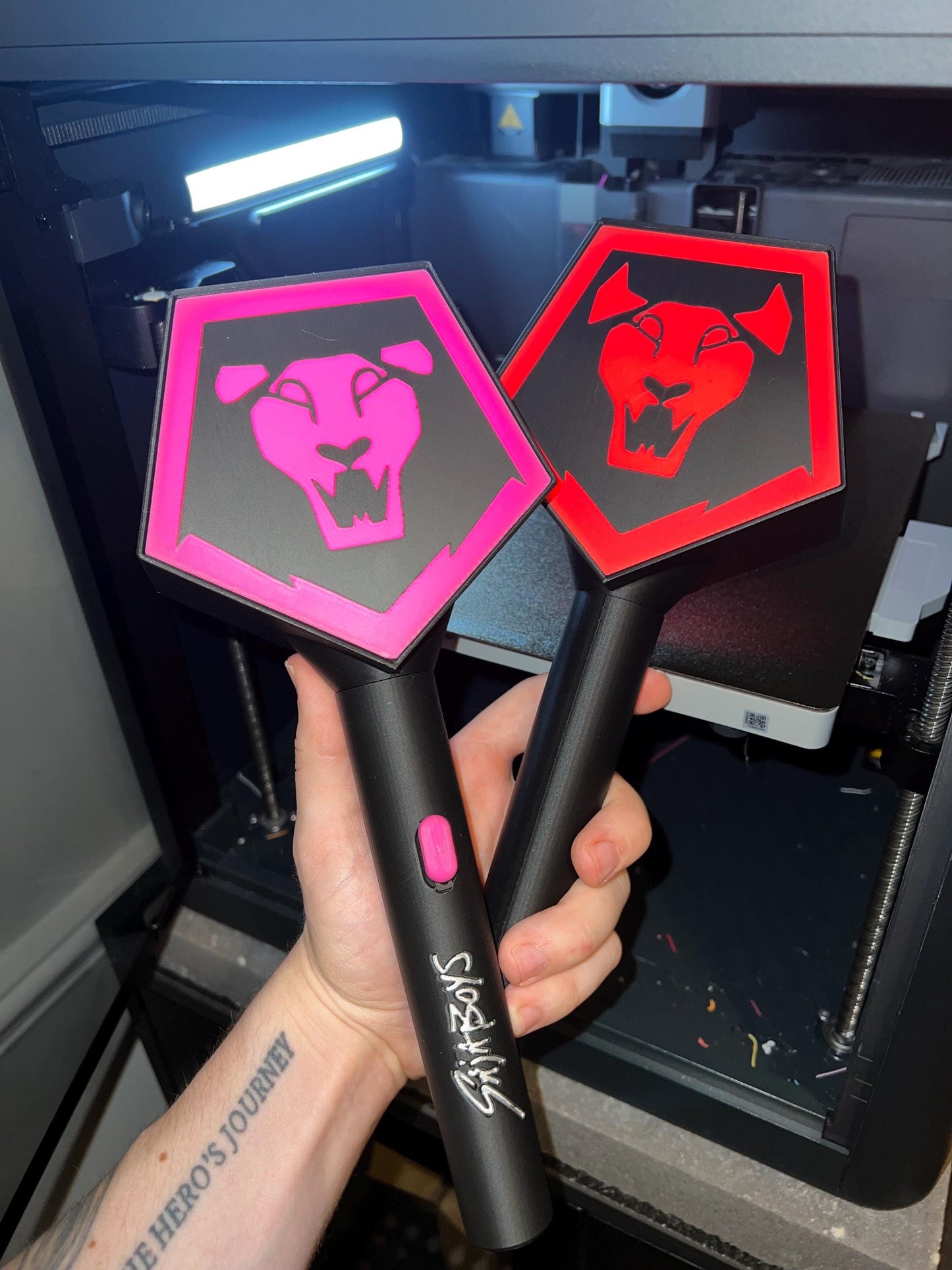 Saja Boys LED Light Stick Prop – 3D Printed Fan Art | K-Pop | Cosplay Piece | Demon Boy Band