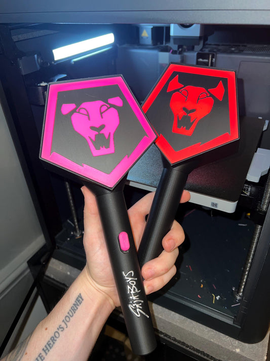 Saja Boys LED Light Stick Prop – 3D Printed Fan Art | K-Pop | Cosplay Piece | Demon Boy Band