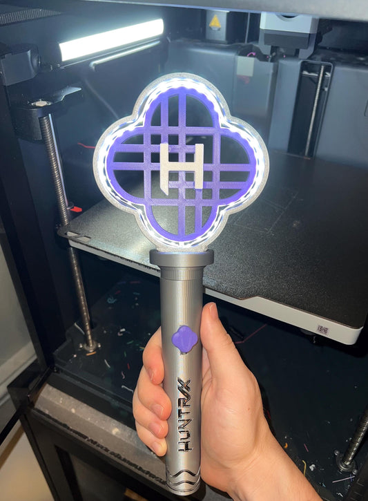 Huntrix LED Light Stick Prop – 3D Printed Fan Art | K-Pop | Cosplay Piece | Demon Hunter Band